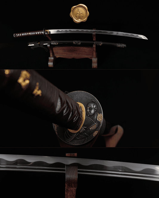 Katana Dragão Harumi 1060 | Katana Artesanal Forjada à Mão | Shotokann