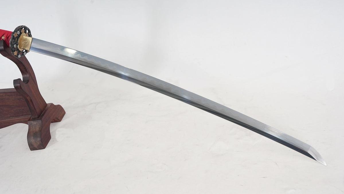 Katana Hazuya Damasco 32768 | Katana Artesanal | Shotokann