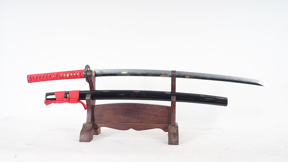 Katana Hazuya Damasco 32768 | Katana Artesanal | Shotokann