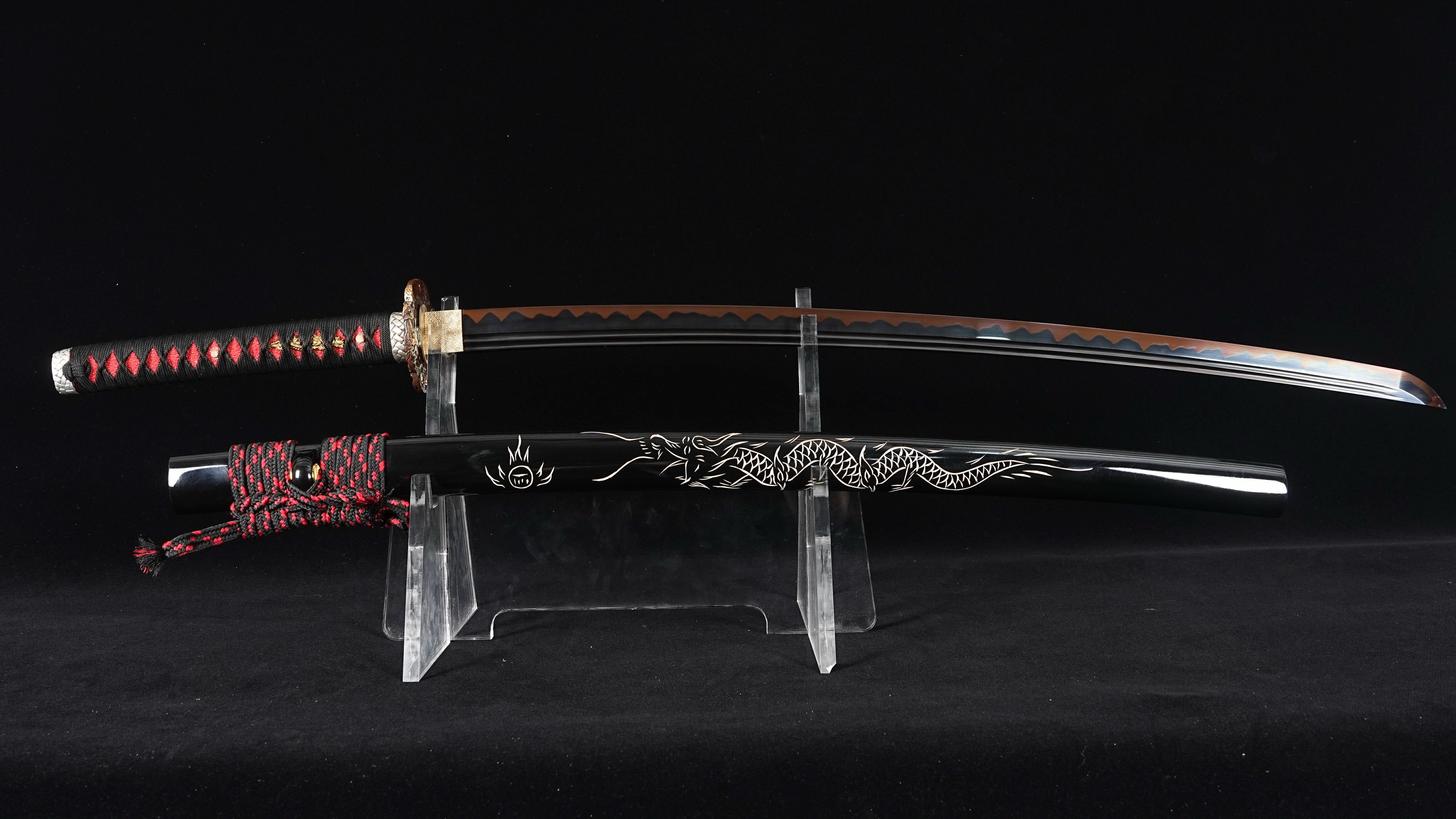 Katana Hideki T10 Duplo Sulco – Shotokann LTDA