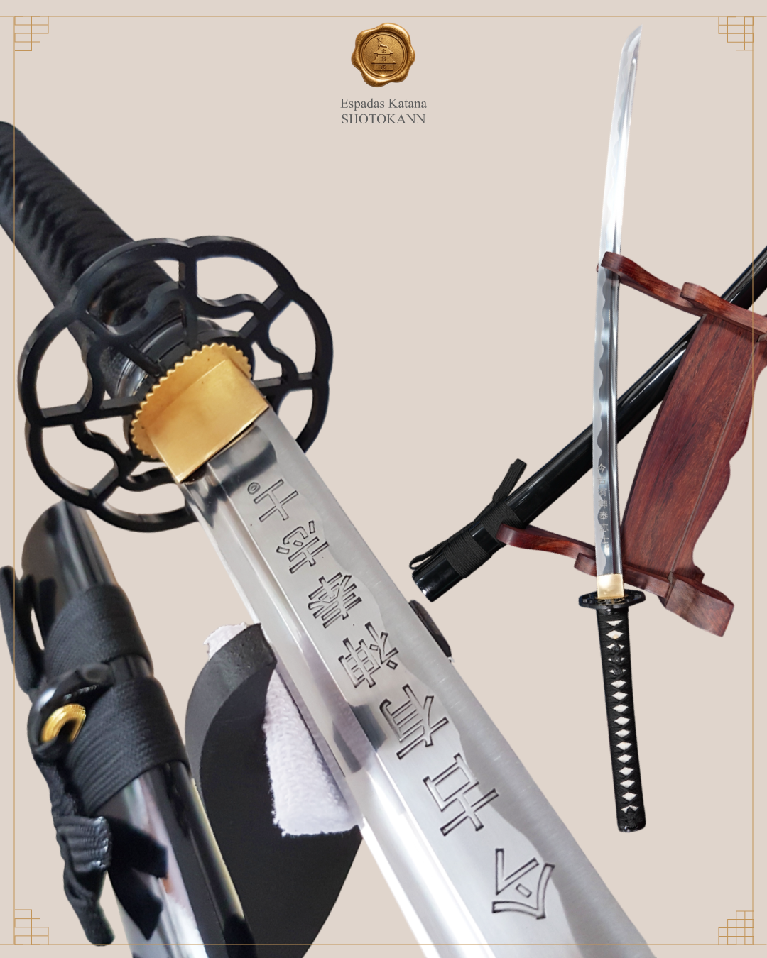 Katana Kyoran Inspirada em O Último Samurai | Carbon 1060 dobrado