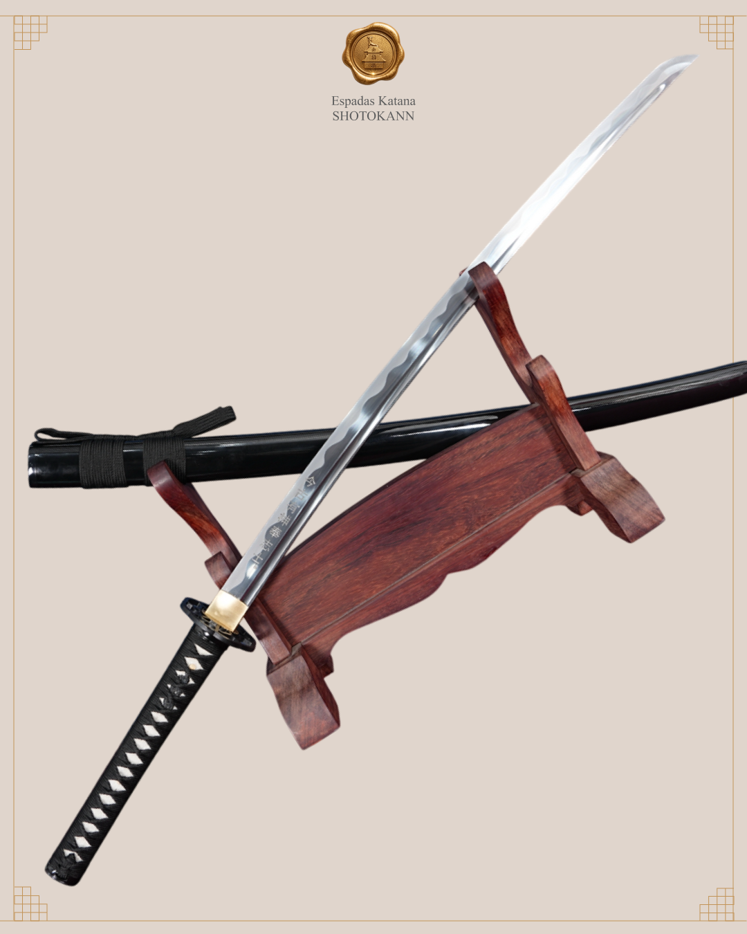 Katana Kyoran Inspirada em O Último Samurai | Carbon 1060 dobrado