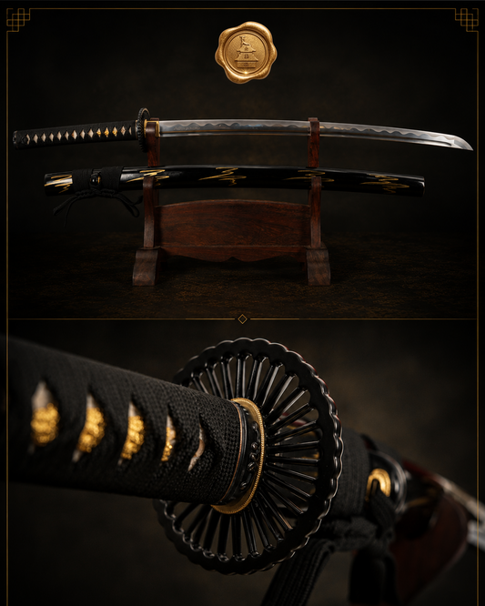 Katana Maejima 1060 | Katana Artesanal Forjada à Mão | Shotokann