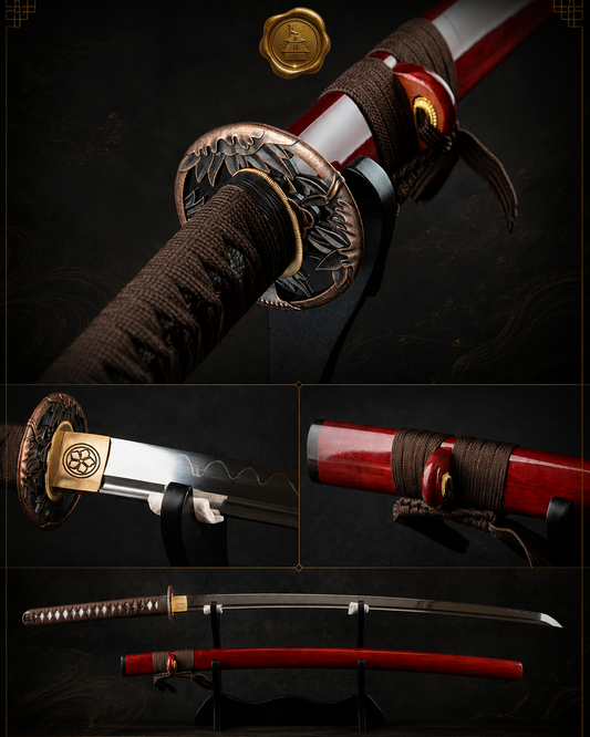 Katana Ryosuke T10 | Espada Artesanal Forjada à Mão | Shotokann