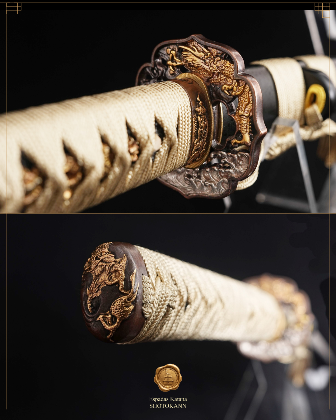 Katana Hashirama T10 | Katana Artesanal Forjada à Mão | Shotokann